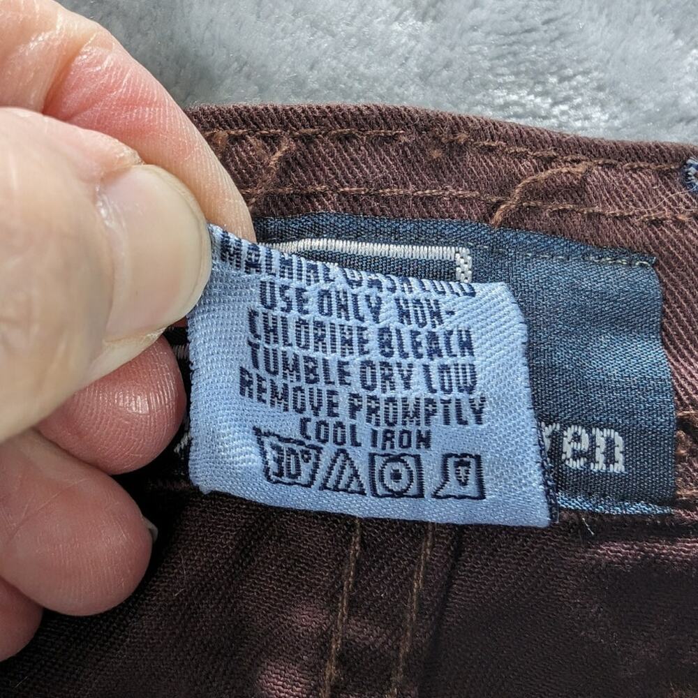 Polo Ralph Lauren Cargo Shorts Mens Maroon Red Size 36 Baggy Y2K Preppy Belt - Picture 7 of 7